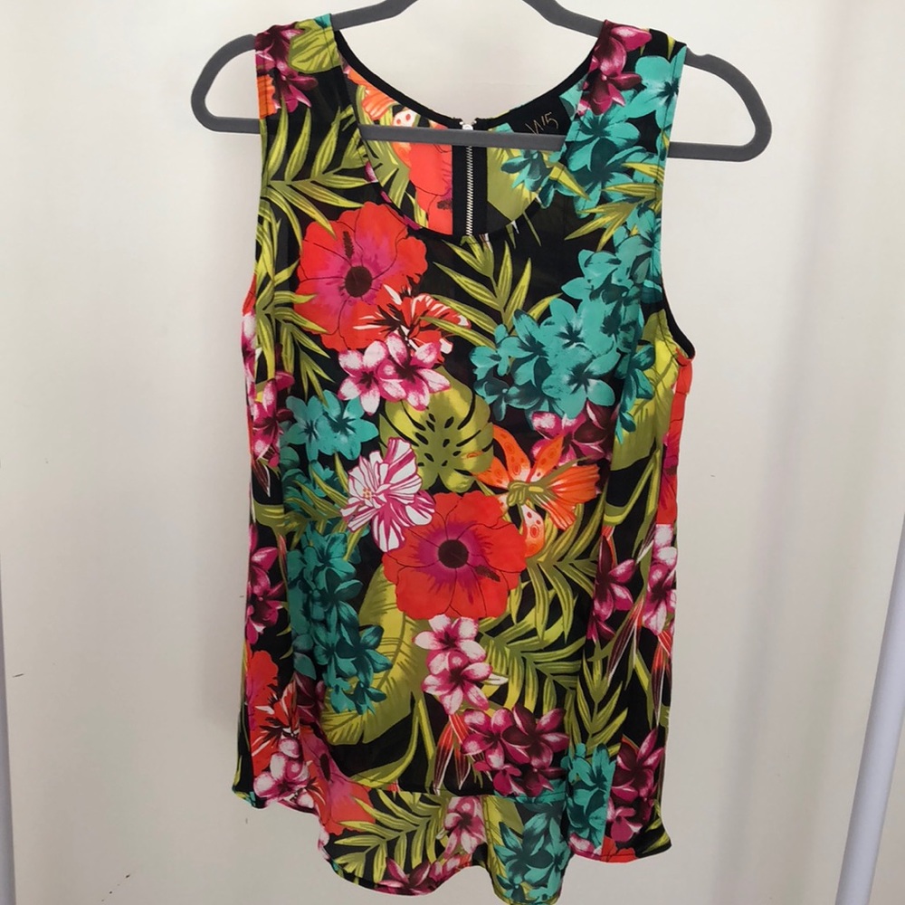 Floral tank top